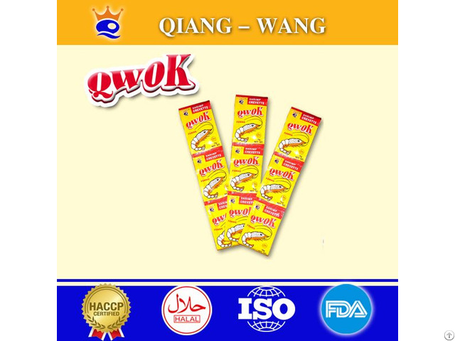 Manufacturers Brand Qwok 10g Halal Shrimp Flavour Stock Powder Bouillon