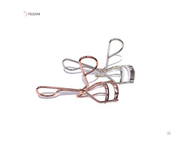 Stainless Steel Curled Cosmetic Makeup Accessory Rose Gold Eyelash Curler