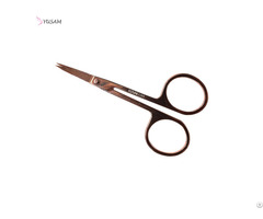 Curved Craft Scissors For Eyebrow Eyelash Extensions Stainless Steel