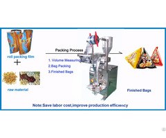 Triangle Bag Packing Machine For Snacks