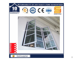 Thermal Break Aluminum Aluminium Casement Tilt Awning Glass Bay House Window Cw50