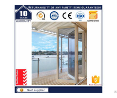 Aluminium Double Glazing Folding Door With High Quality