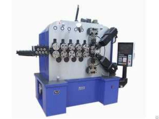 Product 6 Axles High Speed Compression Spring Forming Machine For 3mm 10mm Wire