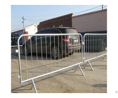 Hot Dipped Galvanized Metal Pipe Crowd Control Barrier