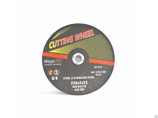 Ferrous Metal And Stainless Steel Cutting Resin Bonded Wheel Disc