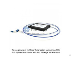 1x4 Fiber Polarization Maintaining Pm Plc Splitter Slow Axis With Plastic Abs Box Package
