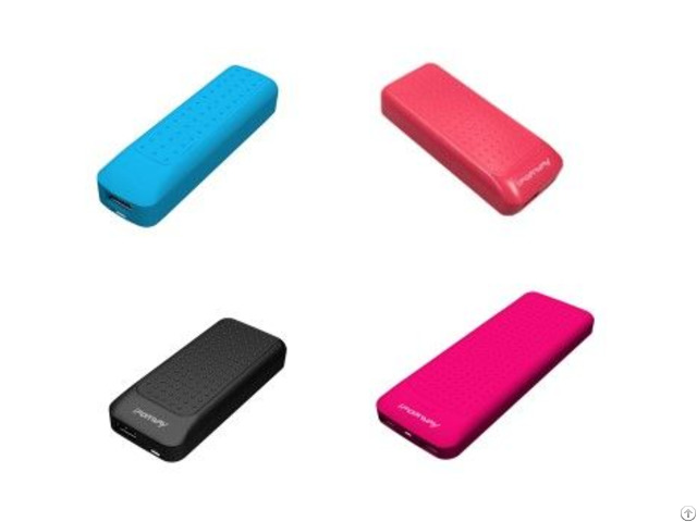 Handphone Charger Ultra Slim Dual Usb Ports 4000mah Portable Power Bank External Battery Pack