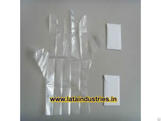 Plastic Disposable Hand Gloves Pair Pack