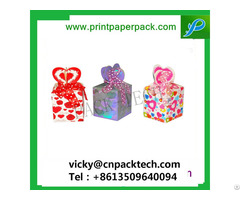 Custom Colorful Ribbon Decorative Paper Packaging Flower Box