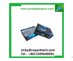 Custom Rigid Art Paper Electronic Product Packaging Set Up Box