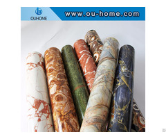 Ouhome Interior Home Decoration Marble Design Furniture Sticker Pvc Material