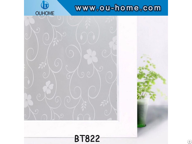 Ouhome Stained Frosted Vinyl Privacy Window Film