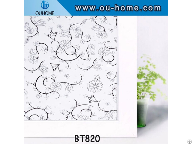 Ouhome Opaque Stained Home Decorative House Window Tinting Film