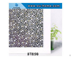 Ouhome Stained Window Film Decorative Adhesive For Glass