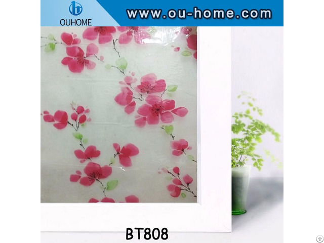 Ouhome Pvc Frosted Privacy Frost Glass Window Film Sticker