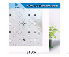 Pvc Home Decor Window Film Stained Privacy Stickers
