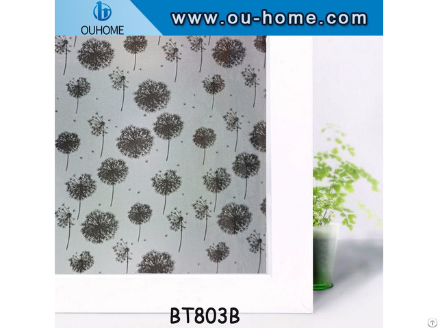 Ouhome Pvc Window Decal Self Adhesive Film Privacy Wall Sticker