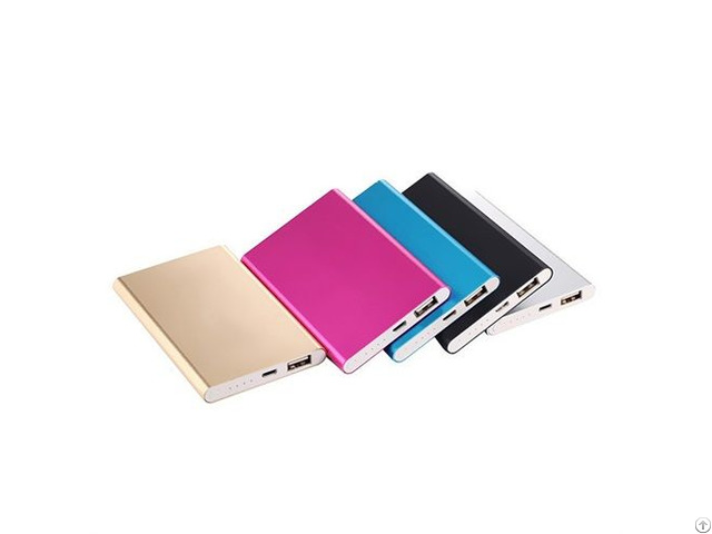 Super Ultra Slim 4000mah Power Bank With Custom Logo Portable For All Smartphones