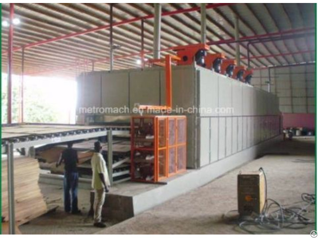 Wood Veneer Roller Conveyor Drying Machine