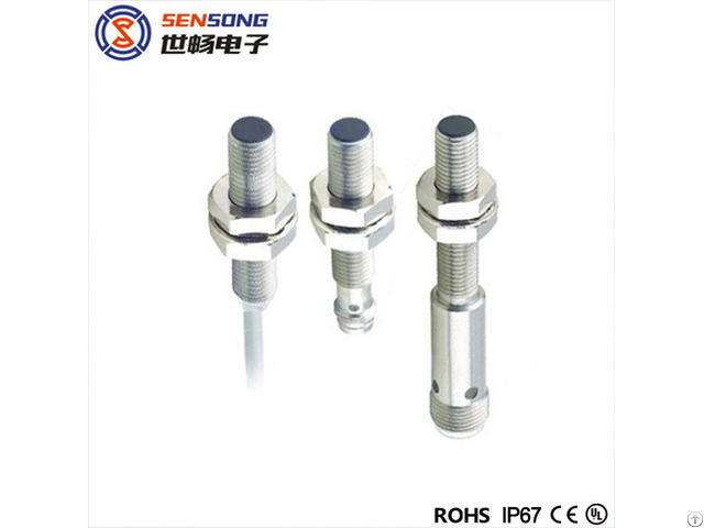 M8 Inductive Sensor 3mm Flush Mounting Steel Body