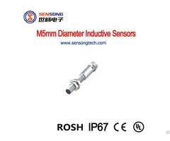 M5 Inductive Sensor With Diameter Stainless Steel Body Flush