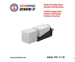 40x40x118mm Pbt Body Non Flush Rectangular Inductive Proximity Sensor Switch