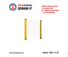 Area Sensor Also Safety Light Curtain For Finger Hand Body Protection 35mm Thin Npn Pnp Relay