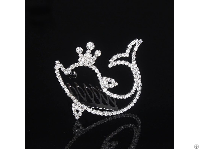 Sparkly Birthday Tiara Quinceanera Crown Silver Diamante 15th Party Teenage Girl Hair Jewelry