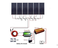 900w 24v Polycrystalline Off Grid Solar Panel Kit For Homes Rvs