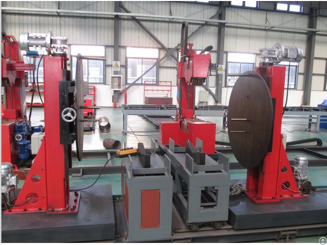 Pipe Prefabrication Slip On Flange Fit Up Machine