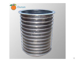Stainless Steel Wedge Wire Slotted Pressure Screen Basket