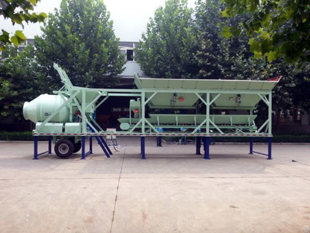 New Designed High Efficiency Yhzm25 Mobile Concrete Mixing Plant On Sale