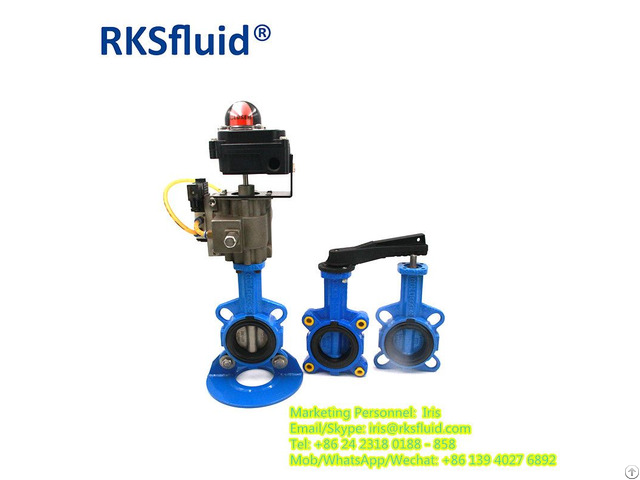 Flanged And Wafer Steel Butterfly Valves Ptfe Butter Fly Valve Manufacturers