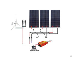 110v 850w Completed Solar Wind Hybrid System