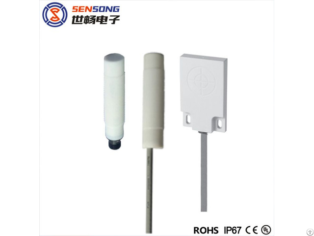 Pfte Body Corrosion Resistance Capacitive Proximity Level Sensor Switch