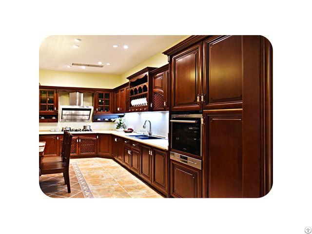 Solid Wood American Kitchen Cabinet Lw Ak003