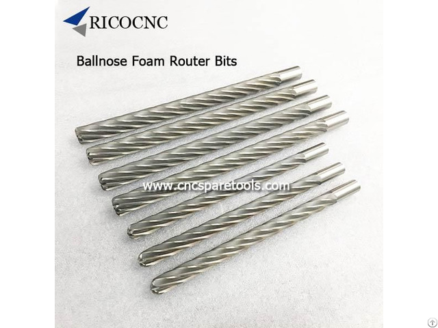 Ballnose Foam Milling Router Bits