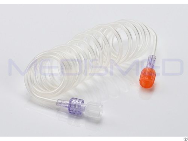 Pvc 1500 Mm Low Pressure 300 Psi Connector Tubing Patient Lines Extension Tubes