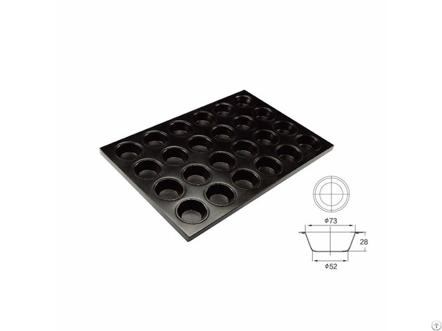 U Shape Aluminium Donut Baking Pan For Equipment