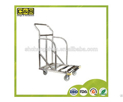 Stainless Steel Cake Pan Transport Carts Serving Stocking Cart For Bakery Production