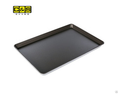 Coated Non Stick Alu Steel Flat Baking Tray Customized Direct Factory