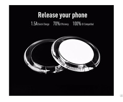 Ultra Slim Qi Breathing Led Design Dc 9v 2a Input Wireless Charger