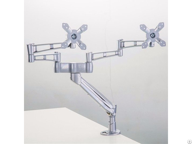 Desktop Bracket Mount Lcd Monitor Dual Arms