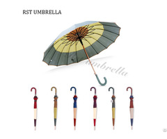 Rst Hot Selling Stitching Pongee Straight Business The Umbrella For Gentlemen