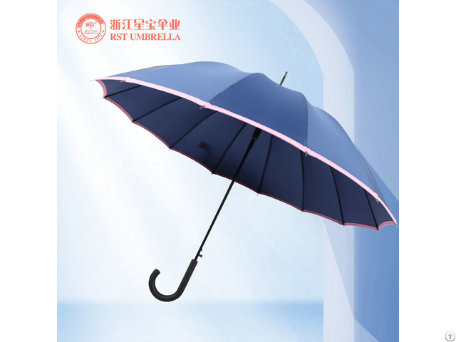 Rst Business Windproof Promotion Big Size Straight Umbrella