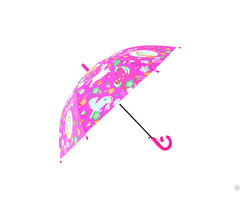 Rst Cartoon Figure Unicorn Printed Colorful For Young Students Kids Umbrellas