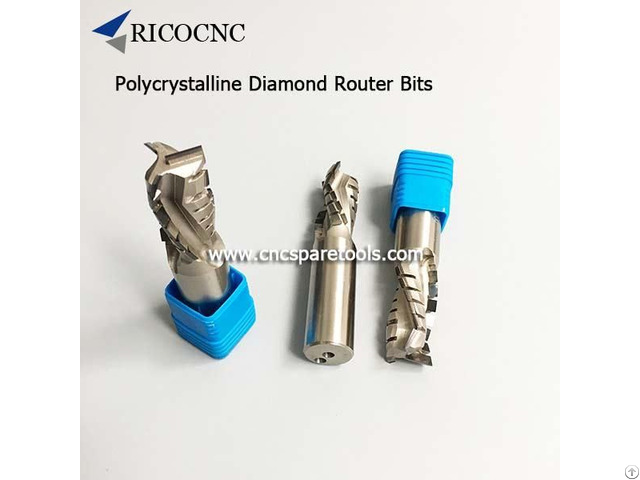 Polycrystalline Diamond Router Bits Pcd Cutting Tools For Cnc Nesting