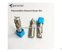 Polycrystalline Diamond Router Bits Pcd Cutting Tools For Cnc Nesting