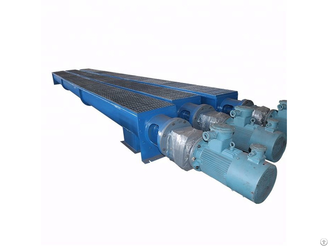 China Industrial Slurry Not Drop Grating Cover Mine Use Screw Conveyor For Oil Field