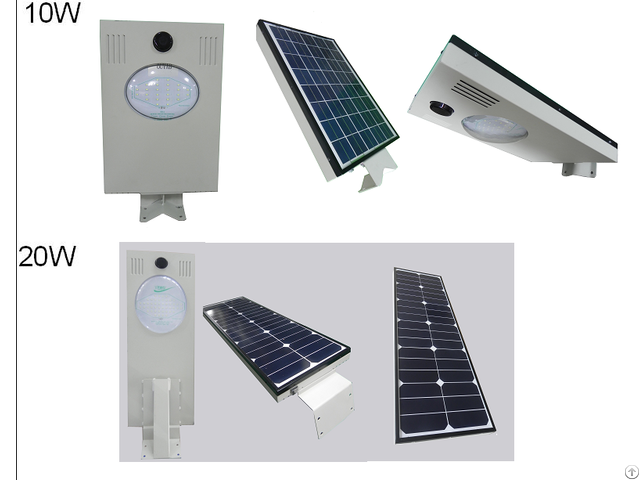 All In One Led Solar Street Lamp 10w 60w